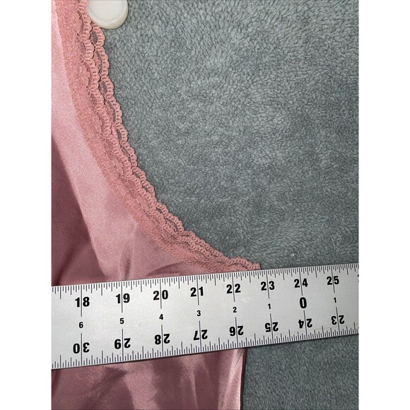 Moa‎ Moa Top Womens 2X Pink Sleeveless V Neck Lace Satiny Y2k Fairy Festival - Picture 7 of 10